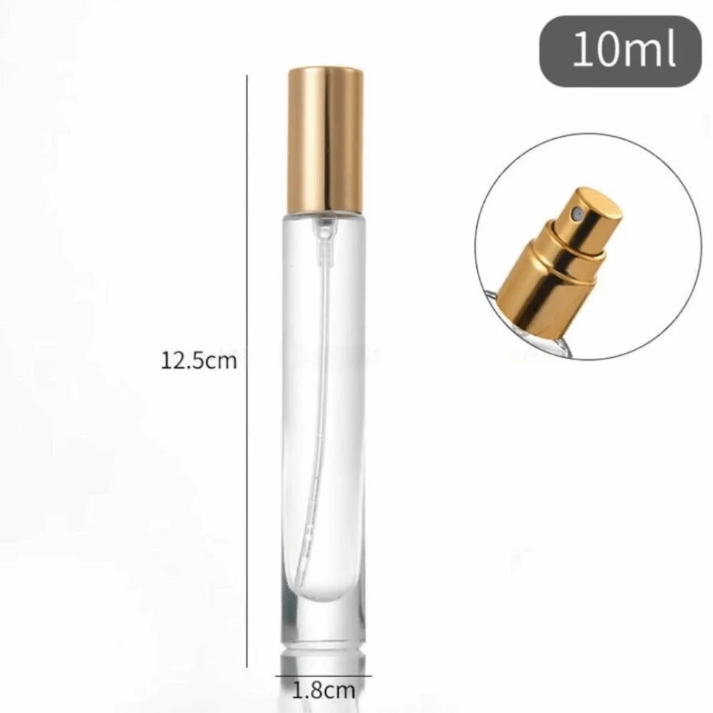 10ml Glass Refillable Perfume Atomizer | Travel Spray Bottle Perfume Atomizer Bottle QXL