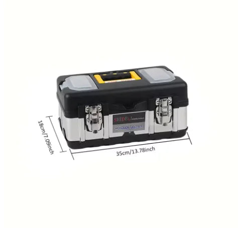 17-Inch Heavy Duty Portable Tool Box with Removable Tray Portable Tool Box QXL small 4