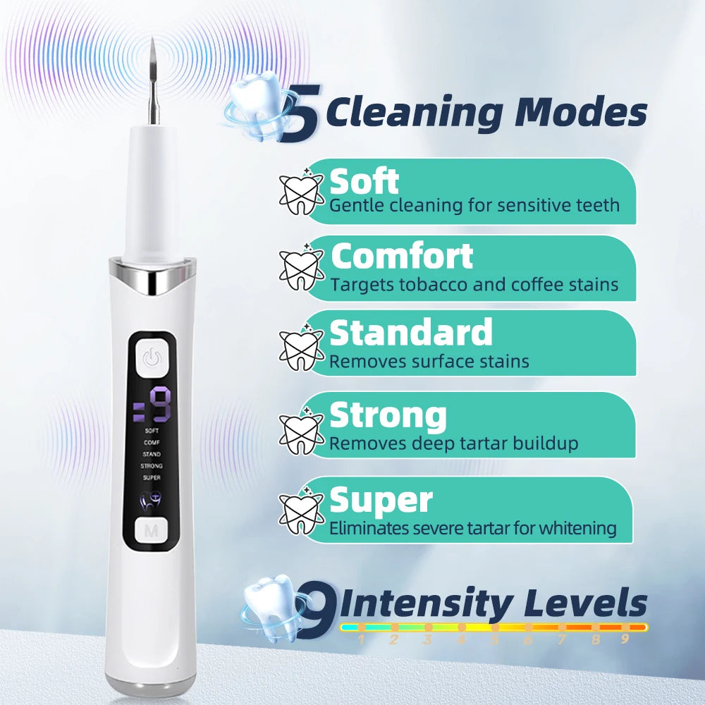 Ultrasonic Dental Scaler – Plaque & Tartar Remover Set Ultrasonic Dental Scaler QXL
