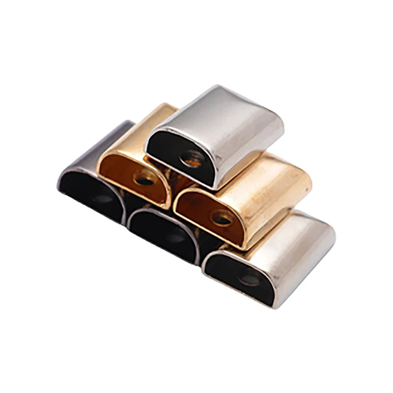 10-Pack Metal Zipper Tail Stoppers with Screw | DIY Craft Zipper Hardware QXL