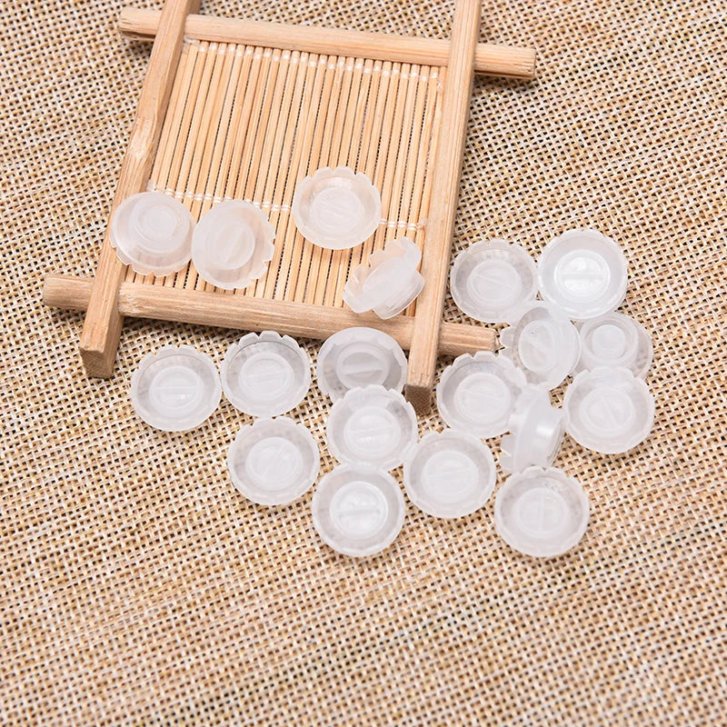50/100-Pack Disposable Lash Glue Holder Rings | Blossom Cup Lash Glue Holder QXL
