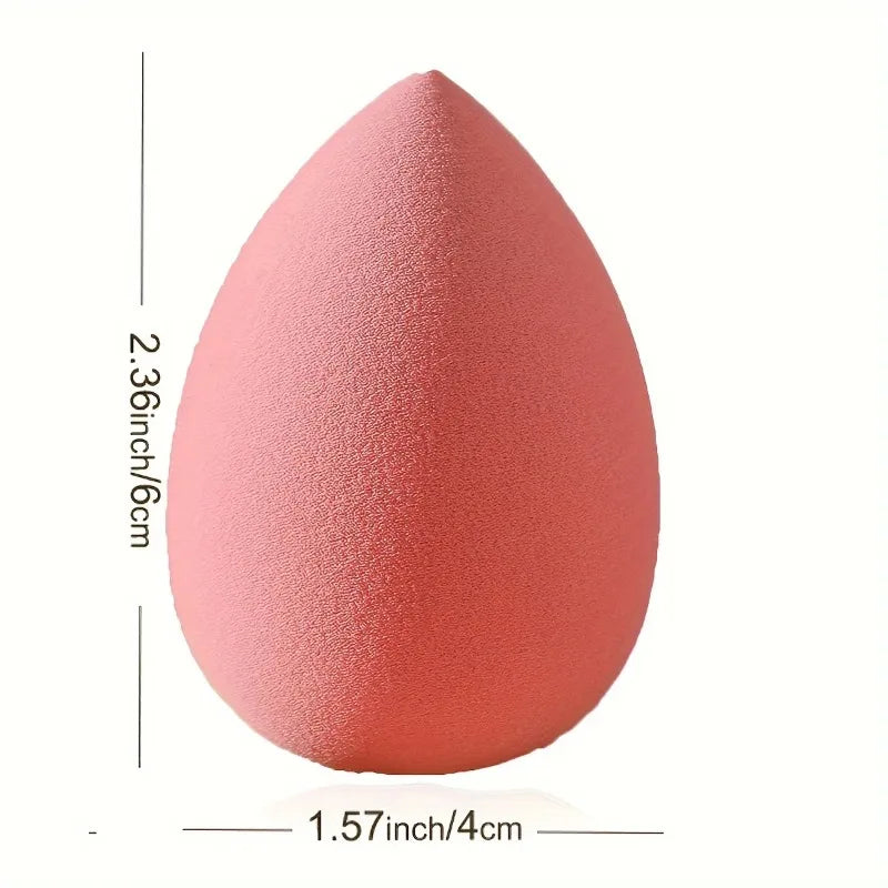 4-Pack Water-Expandable Makeup Blending Sponge Eggs | Wet & Dry Makeup Blending Sponge QXL