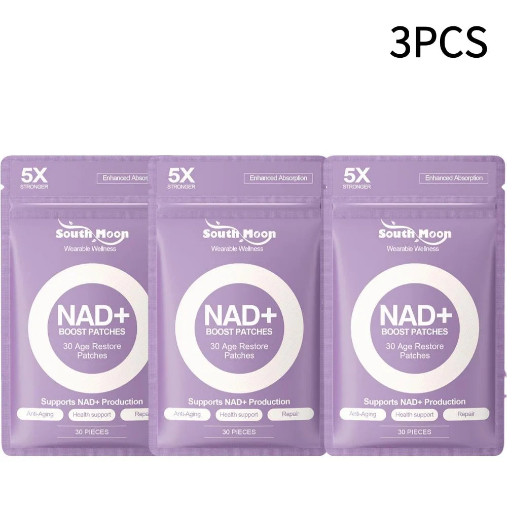 NAD+ Transdermal Body Care Patches 30-Pack | Skin Nourishing Transdermal Skin Patch QXL 3PCS