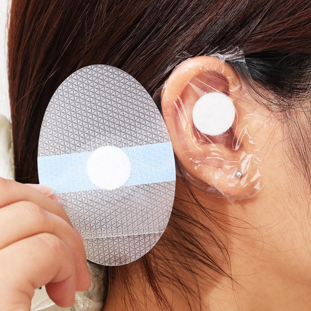 Waterproof Disposable Ear Covers for Swimming & Shower | 20-Pack Ear Protection Stickers QXL
