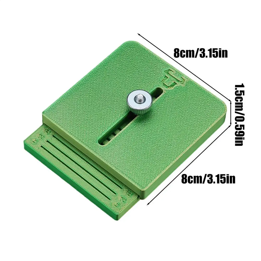 Adjustable Edge Trimming Guide | DIY Wrap Cutting Template Tool Edge Cutting Guide QXL Green