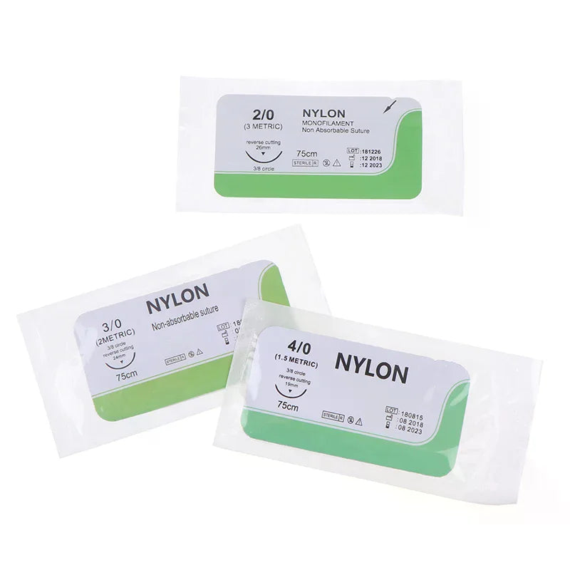 12-Pack Nylon Suture Practice Kit | Sizes 2.0, 3.0 & 4.0 Suture Practice Kit QXL