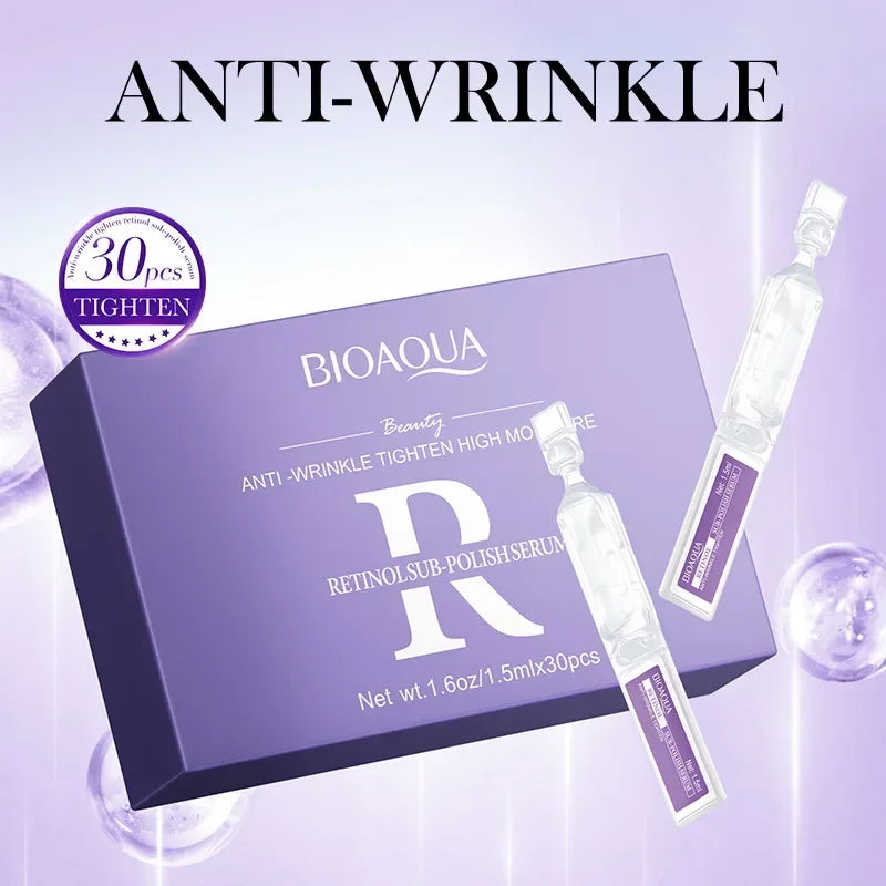 BIOAQUA 30-Pack Retinol Vitamin C Hyaluronic Acid Face Serum Facial Serum Set QXL