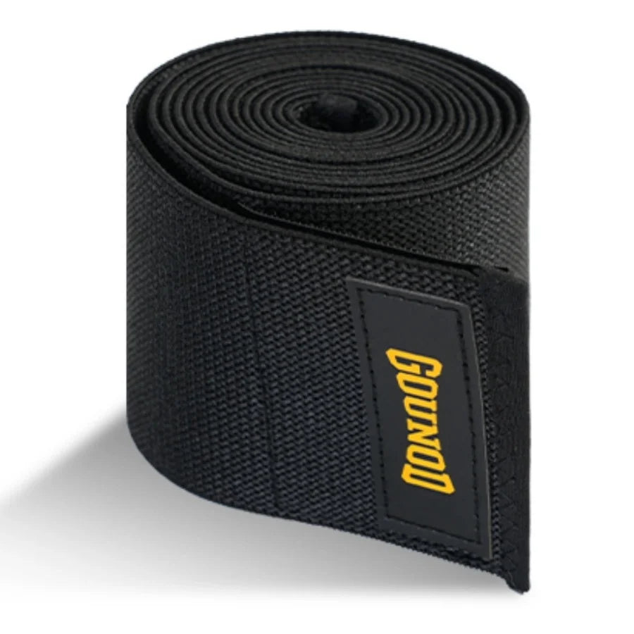 Elastic Knee Wrap Brace with Bandage Strap | Gym & Lifting Knee Wrap Brace QXL