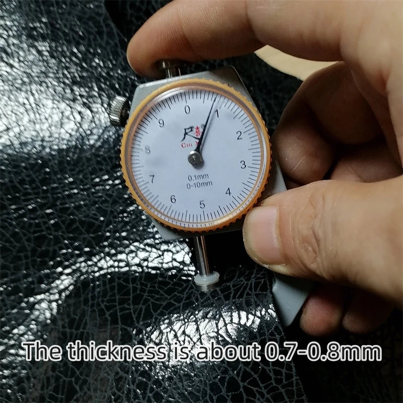 Cracked Vegetable-Tanned Sheepskin Leather 0.7–0.8mm DIY DIY Leather Fabric QXL
