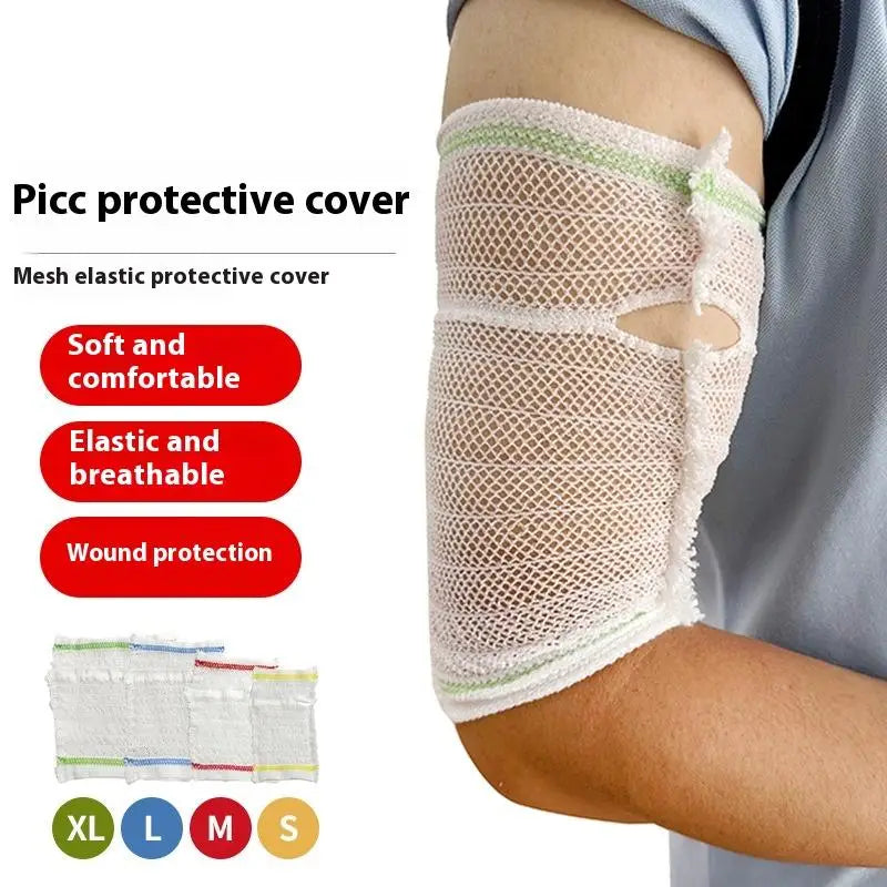Breathable PICC Line Elastic Mesh Arm Sleeve | Catheter Cover PICC Line Arm Sleeve QXL