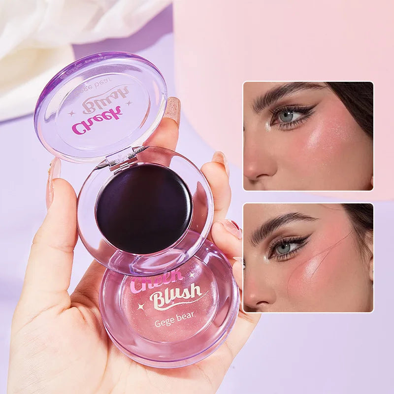 Gogo Bear Crystal Cream Blush | Moisturizing Color Enhancer Cream Blush QXL