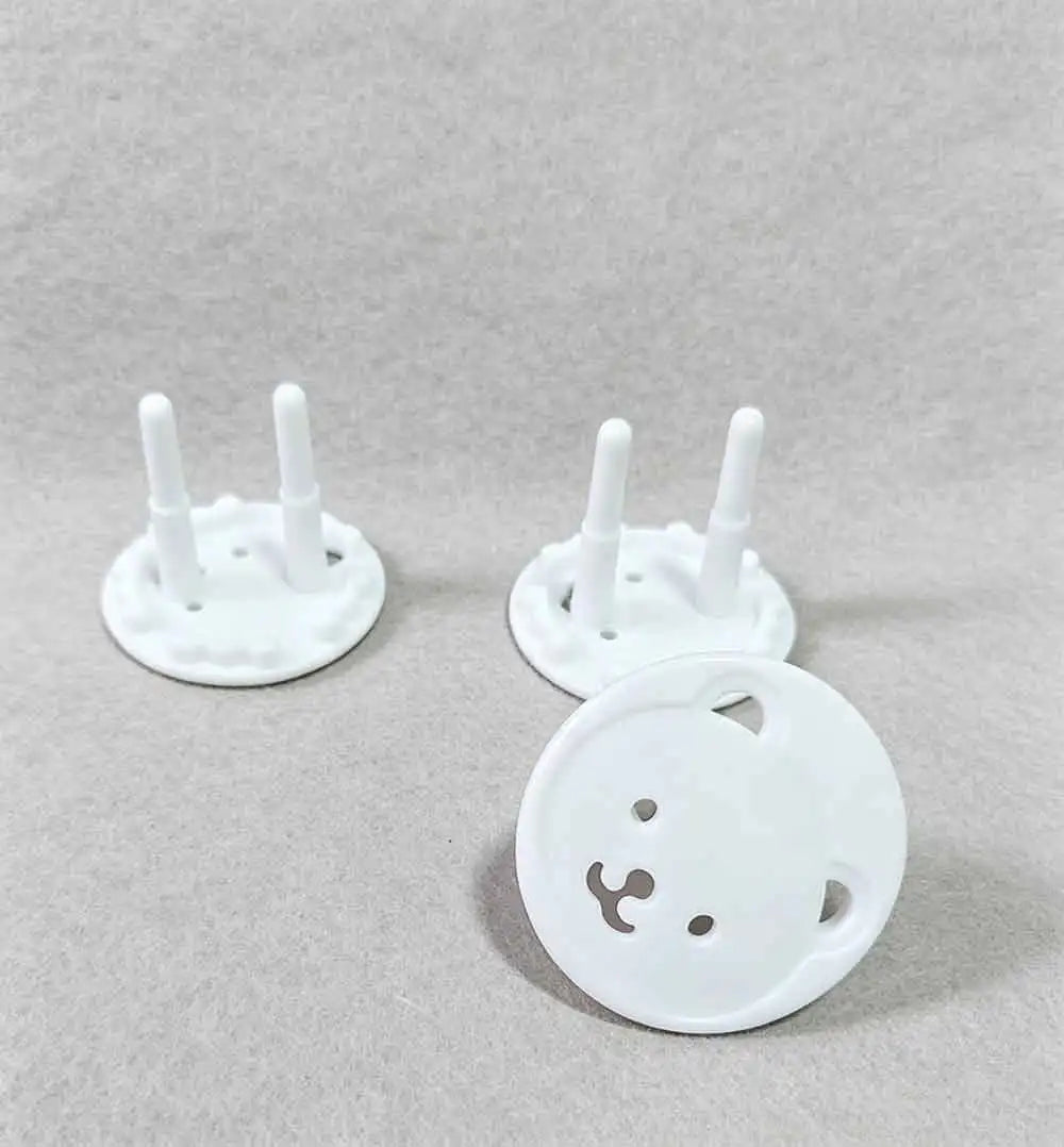10-Pack Baby Safety Outlet Covers | Bear Socket Plug Guards Baby Safety Cover QXL