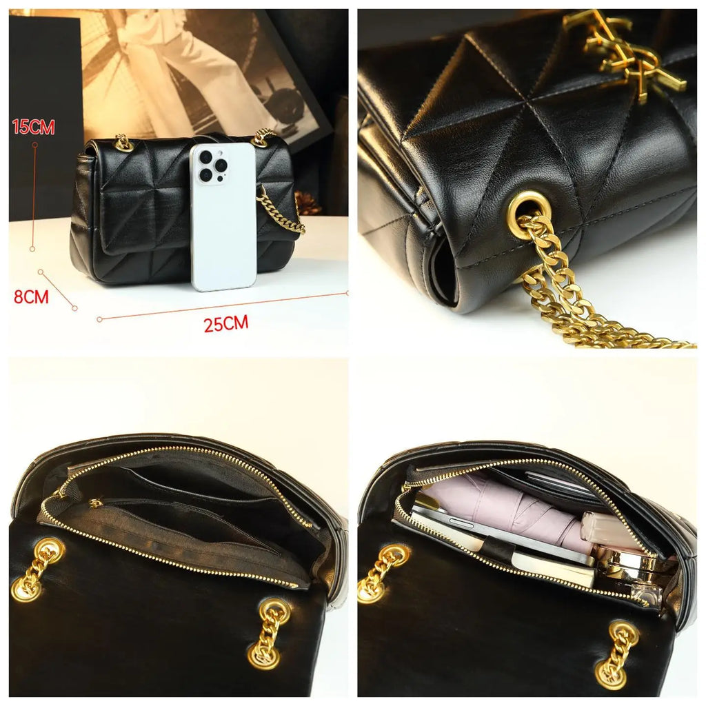 Luxury Leather Diaper Bag | Crossbody Tote for Moms Luxury Diaper Bag QXL