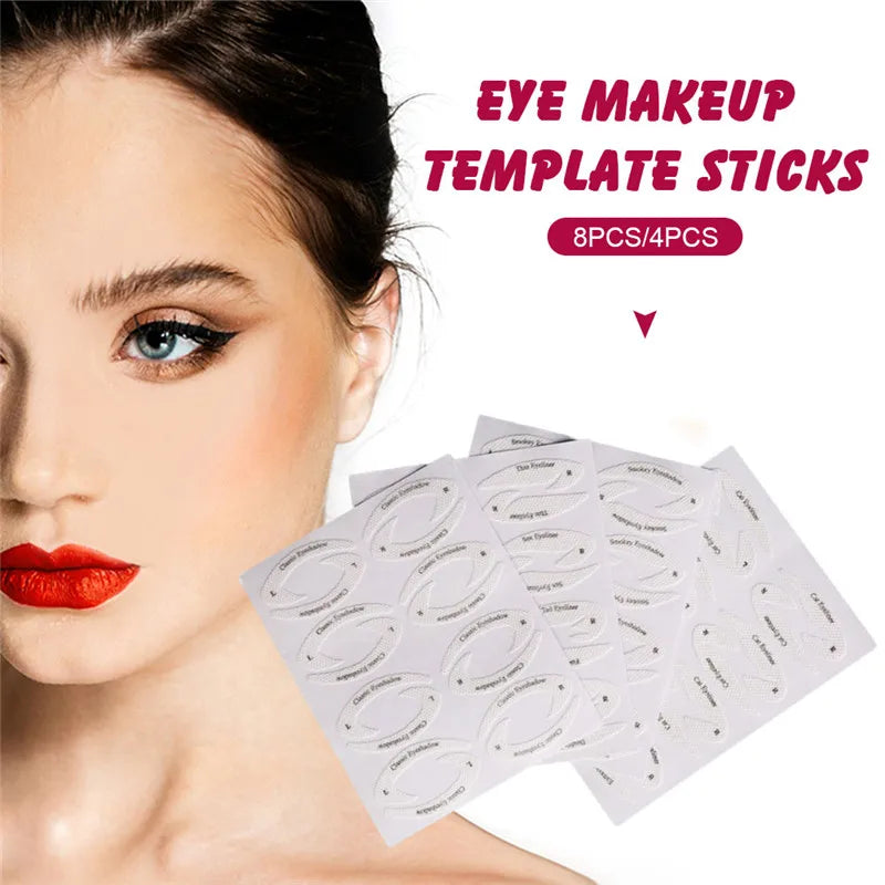 Eyebrow & Eyeshadow Stencil Set | Eyeliner Shaping Guide Eyebrow Stencil Set QXL