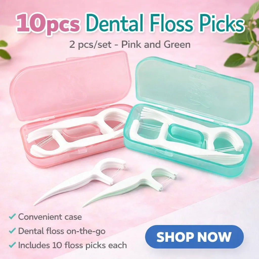 Disposable Dental Floss Pick | Portable Travel Toothpick Flosser Dental Floss Pick QXL
