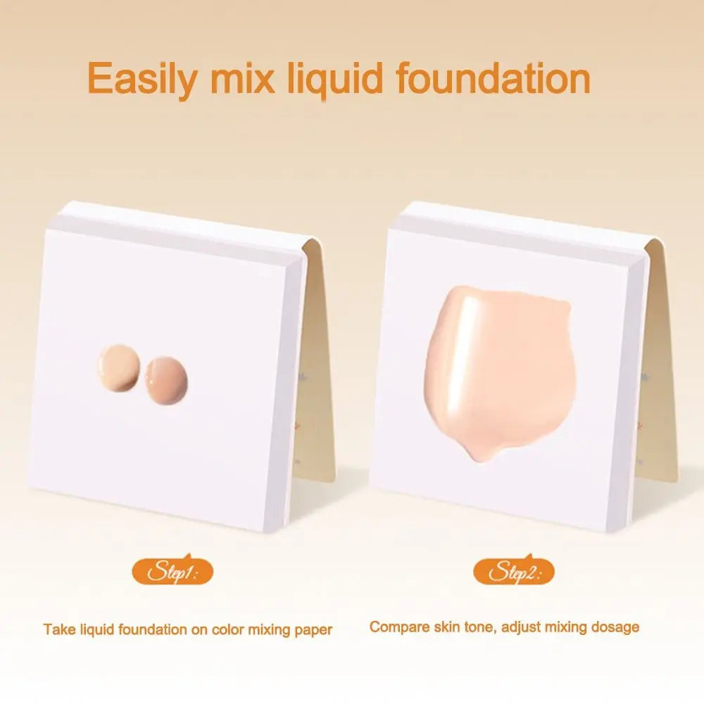 Disposable Makeup Color Mixing Paper Pad – 100 Sheets Makeup Mixing Pad QXL
