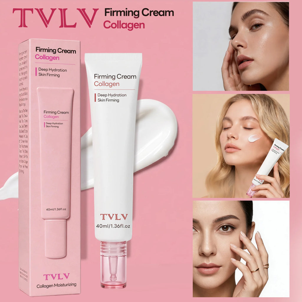TVLV Collagen Firming Cream | Anti-Aging Deep Hydration 40ml Collagen Face Cream QXL