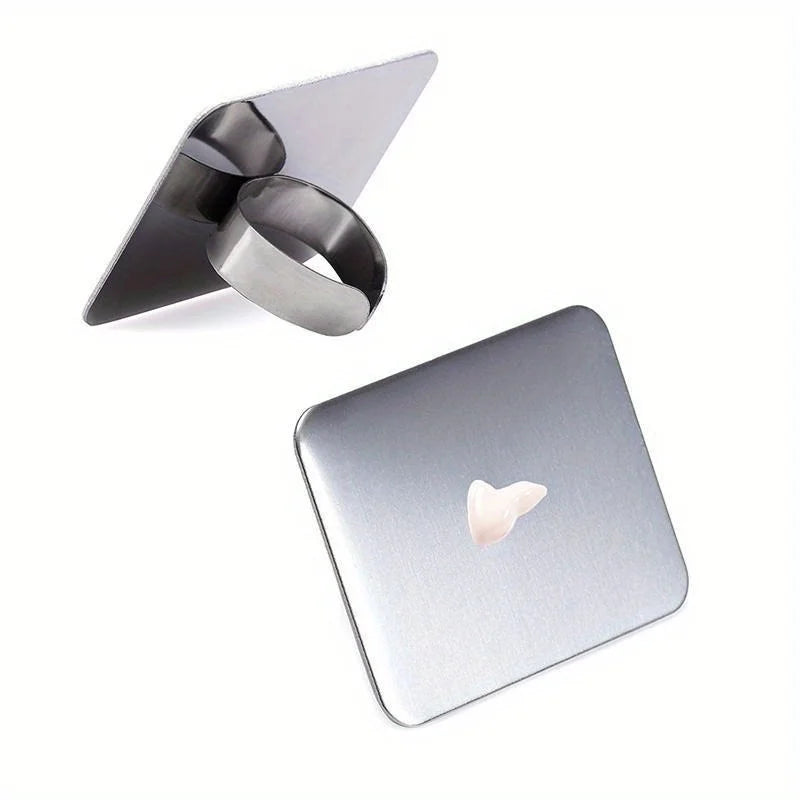 2-Pack Stainless Steel Makeup Mixing Palette | Nail & Eye Art Makeup Mixing Palette QXL 2pcs