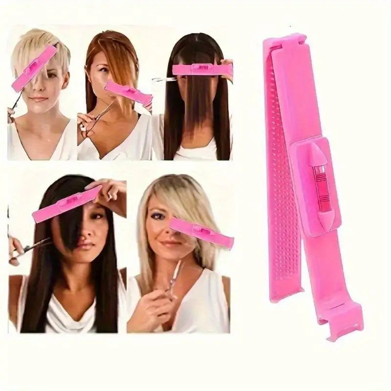 4-Piece Bangs Trimming Kit – Hair Scissors & Comb Set Hair Trimming Kit QXL