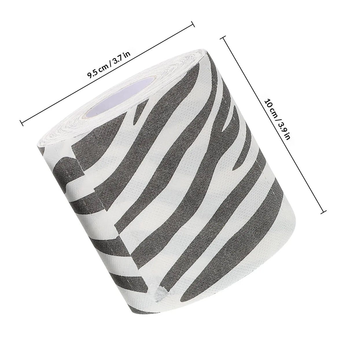 2-Pack Zebra Print 3D Toilet Paper | Soft Thick Bathroom Tissue Novelty Toilet Paper QXL