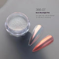 Aurora Pearl Chrome Nail Glitter Powder | Mirror Shimmer Chrome Nail Powder QXL L