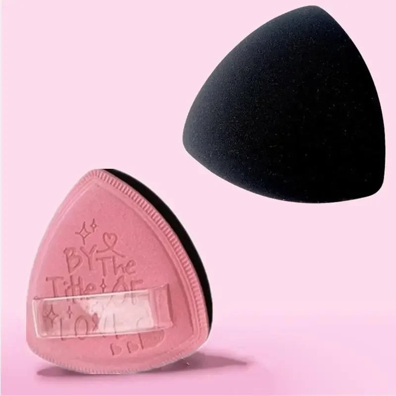 Triangle Powder Puff Makeup Sponge | Latex-Free Foundation Makeup Sponge Puff QXL