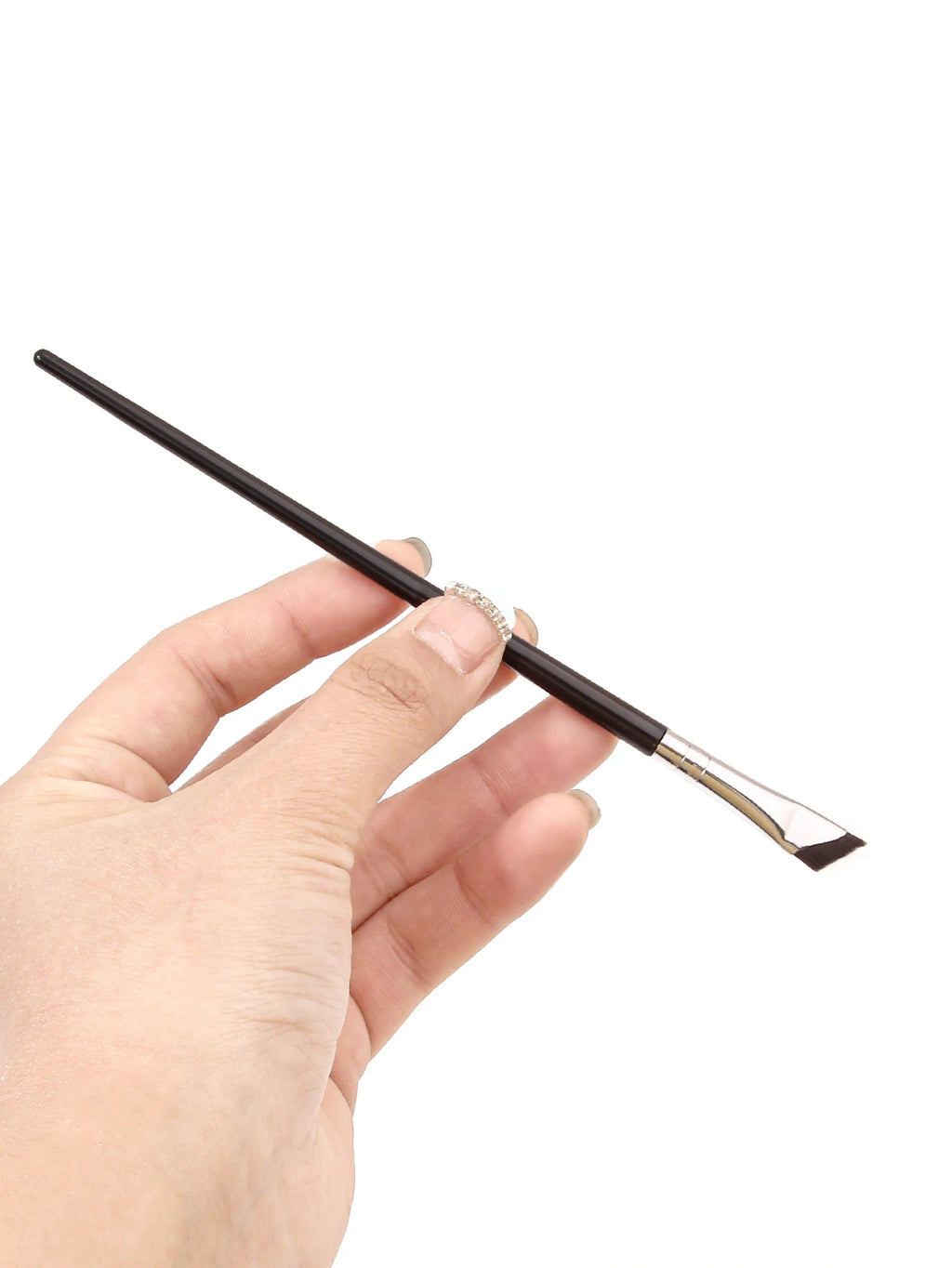 KOSSHOW Ultra-Thin Angled Brush | Brow & Gel Eyeliner Angled Makeup Brush QXL