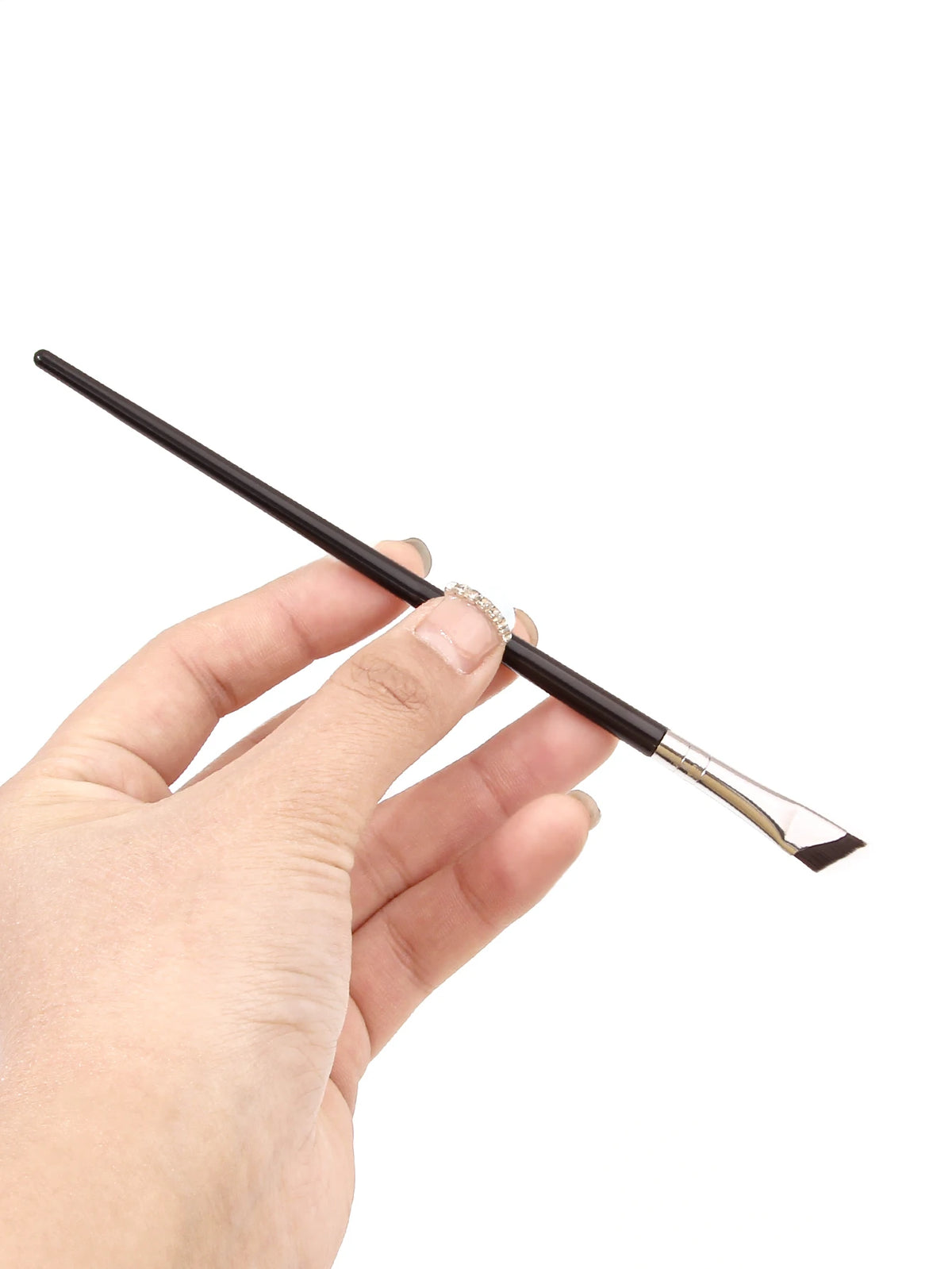 KOSSHOW Ultra-Thin Angled Brush | Brow & Gel Eyeliner Angled Makeup Brush QXL