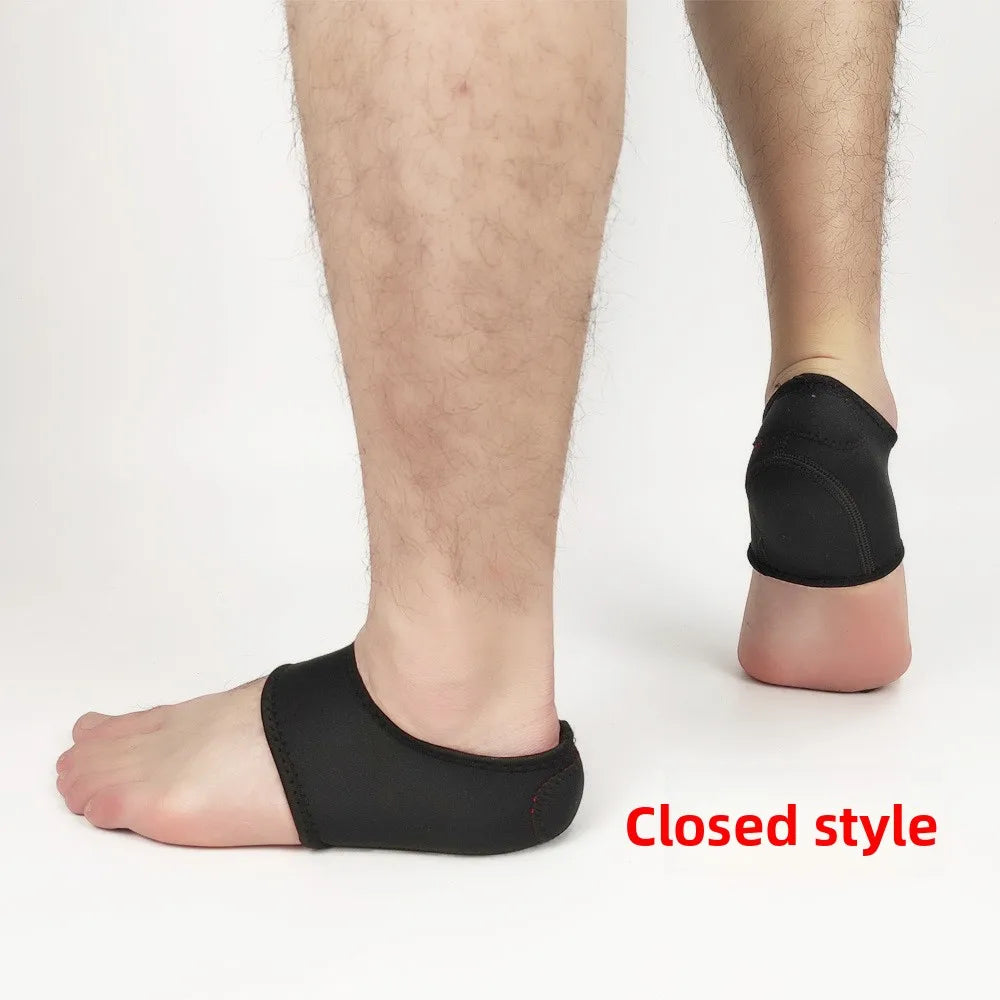Breathable Silicone Gel Heel Cushion Cup Shoe Insert Sleeve Heel Cushion Insert QXL