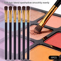 KOSSHOW 6-Pc Eye Makeup Brush Set – Eyeshadow & Blending Eye Makeup Brush Set QXL black