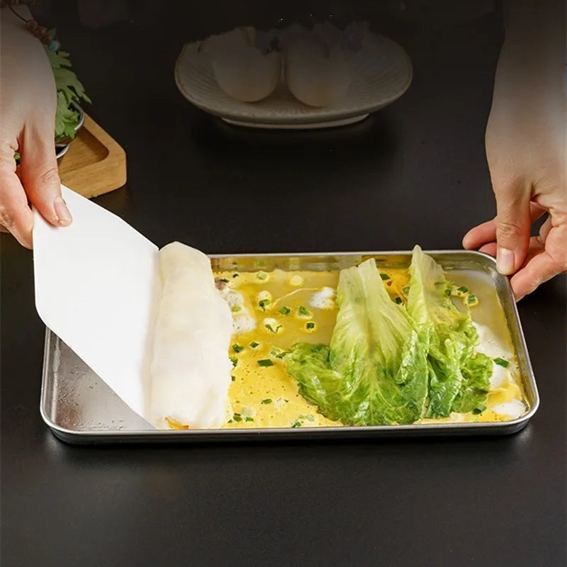 Stainless Steel Serving Tray | BBQ, Baking & Steaming Plate Stainless Steel Tray QXL