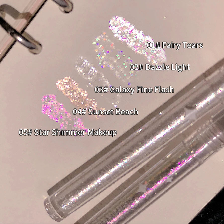 MAXFINE Liquid Eyeshadow | High Pigment Pearl Glitter Liquid Eyeshadow QXL