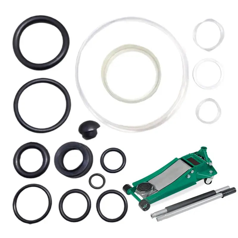 15-Pc Floor Jack O-Ring Seal Replacement Kit | 3-Ton Jack Jack Seal Repair Kit QXL