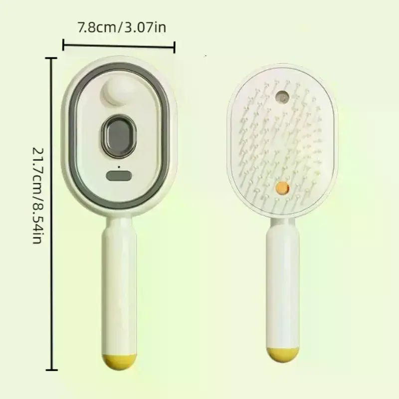Self-Cleaning Scalp Massage Detangling Hairbrush | YOVIP Scalp Massage Hairbrush QXL