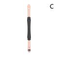 YOVIP Dual-Ended Eyebrow & Eyeshadow Brush | Dustproof Cover Dual-Ended Eye Brush QXL Red