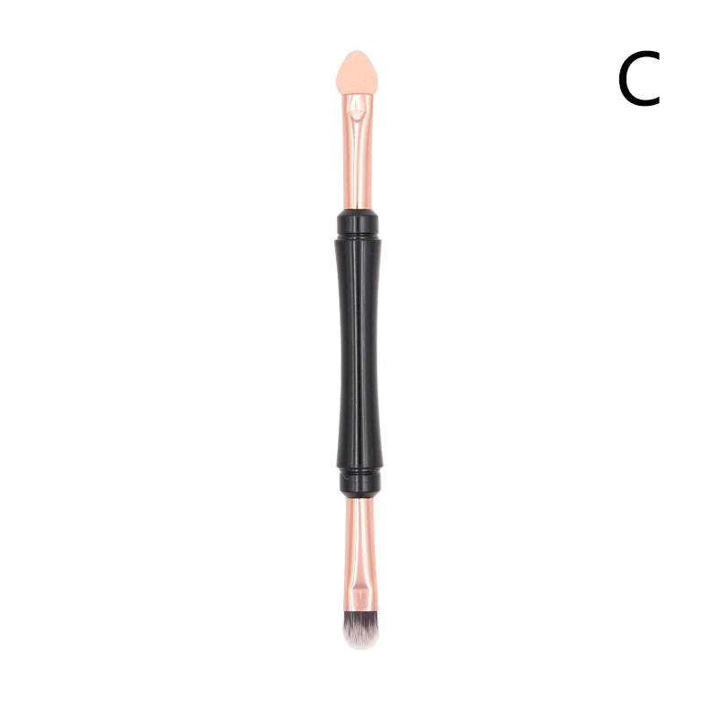 YOVIP Dual-Ended Eyebrow & Eyeshadow Brush | Dustproof Cover Dual-Ended Eye Brush QXL Red