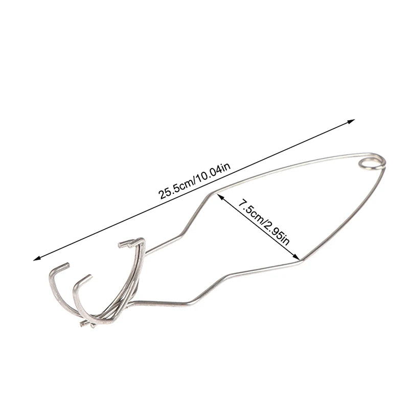 25.5cm Stainless Steel Crucible Tongs | Gold Melting Clamp Crucible Tongs QXL