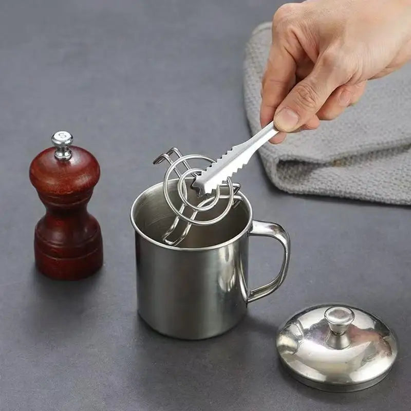 Mini Stainless Steel Steaming Racks Set of 2 | Adjustable Height Steaming Rack Set QXL