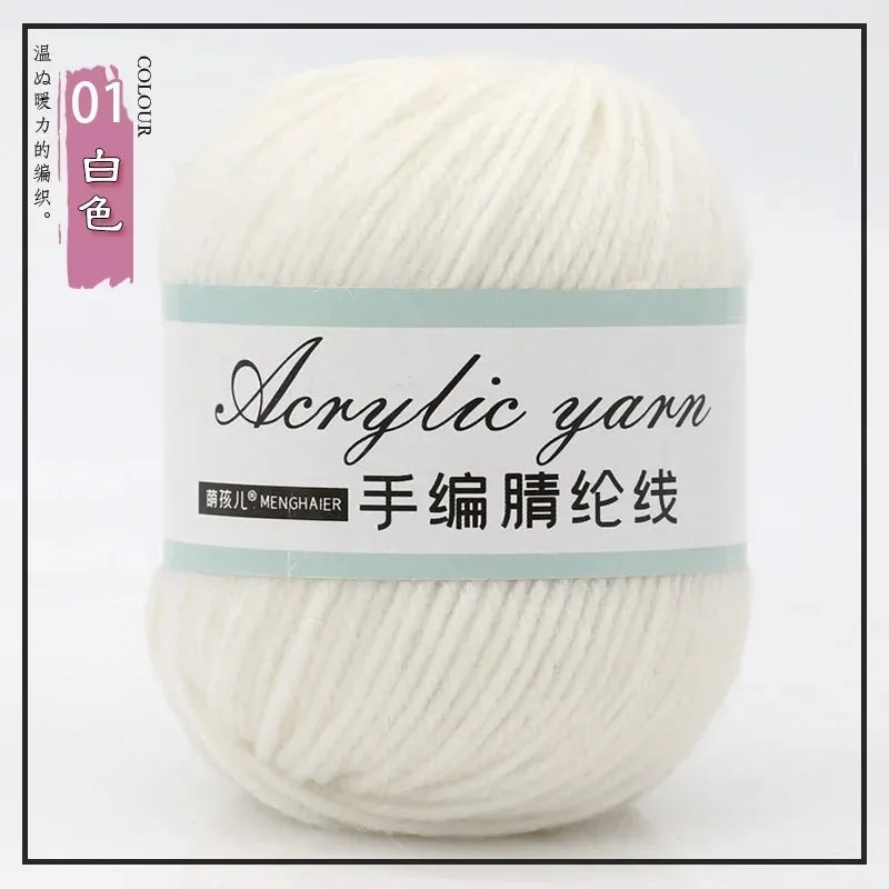 4-Strand Acrylic Knitting Yarn | DIY Crochet for Beginners