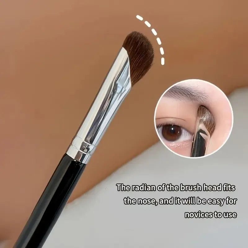 Professional Nose Contour Brush | Soft Horsehair Bristles Nose Contour Brush QXL