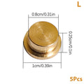 5-Pack 360° Rotating Nail Art Bearings S/M/L – Stainless Steel Nail Art Bearings QXL L