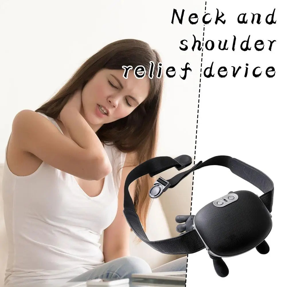 Portable Neck & Back Massager with Heat | 3-Mode Kneading Neck & Back Massager QXL