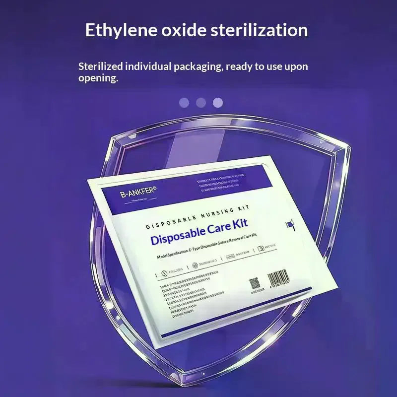 Sterile Disposable Wound Dressing Kit | 10-Piece Care Set Disposable Dressing Kit QXL