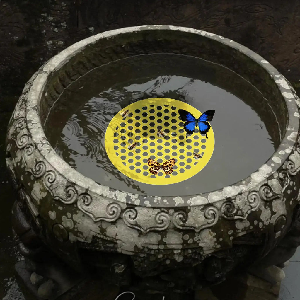 Floating Bee Watering Station | Honeycomb EVA Garden Feeder Bee Watering Station QXL