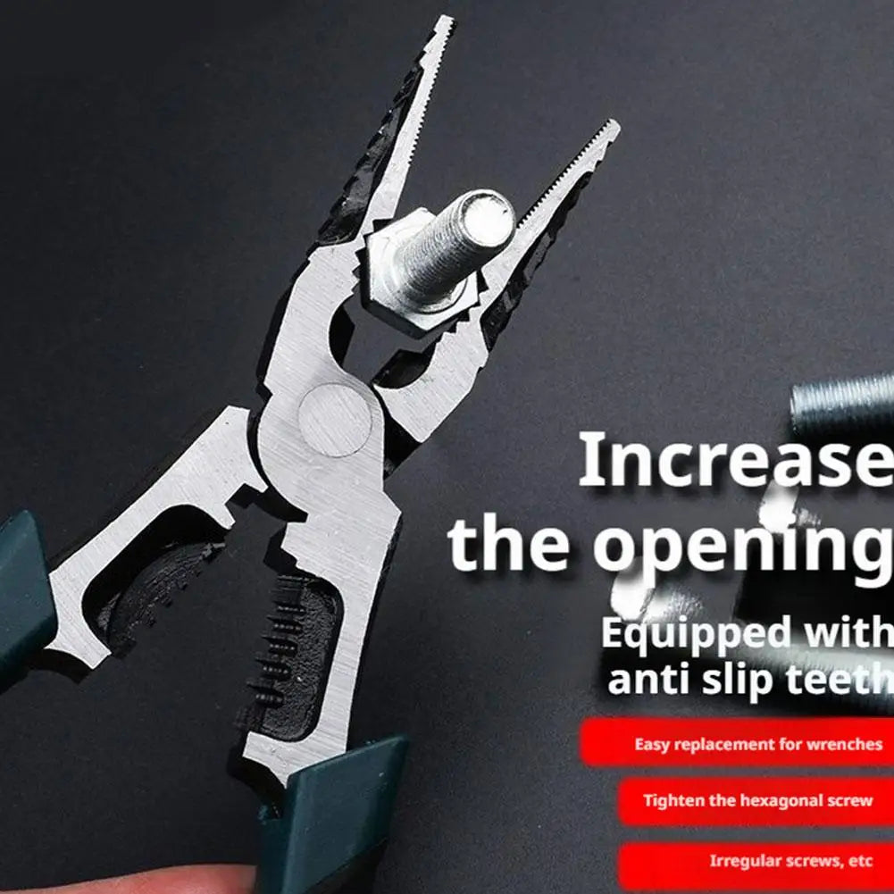 9-in-1 Multi-Function Cutting Pliers | Wire Stripper & Crimper Multi-Function Pliers QXL