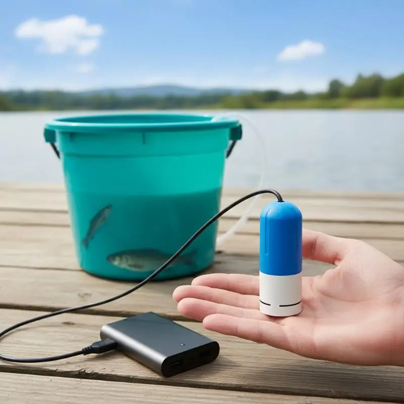 Silent Mini Aquarium Air Pump 3W with Air Stone & Tubing Aquarium Air Pump QXL