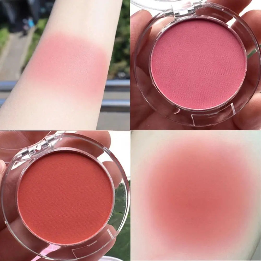 Matte Monochrome Blush | 6-Color Mineral Pigment Face Blusher Matte Face Blush QXL