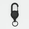 Retractable Keychain Keyring | Multifunctional Adjustable Cord Retractable Keychain QXL black