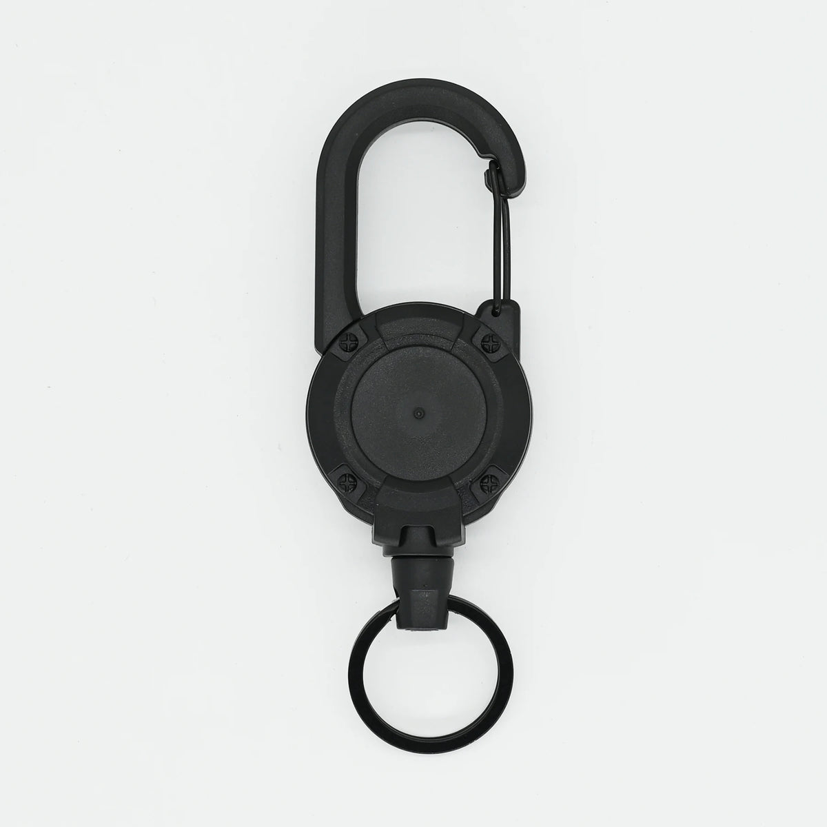 Retractable Keychain Keyring | Multifunctional Adjustable Cord Retractable Keychain QXL black