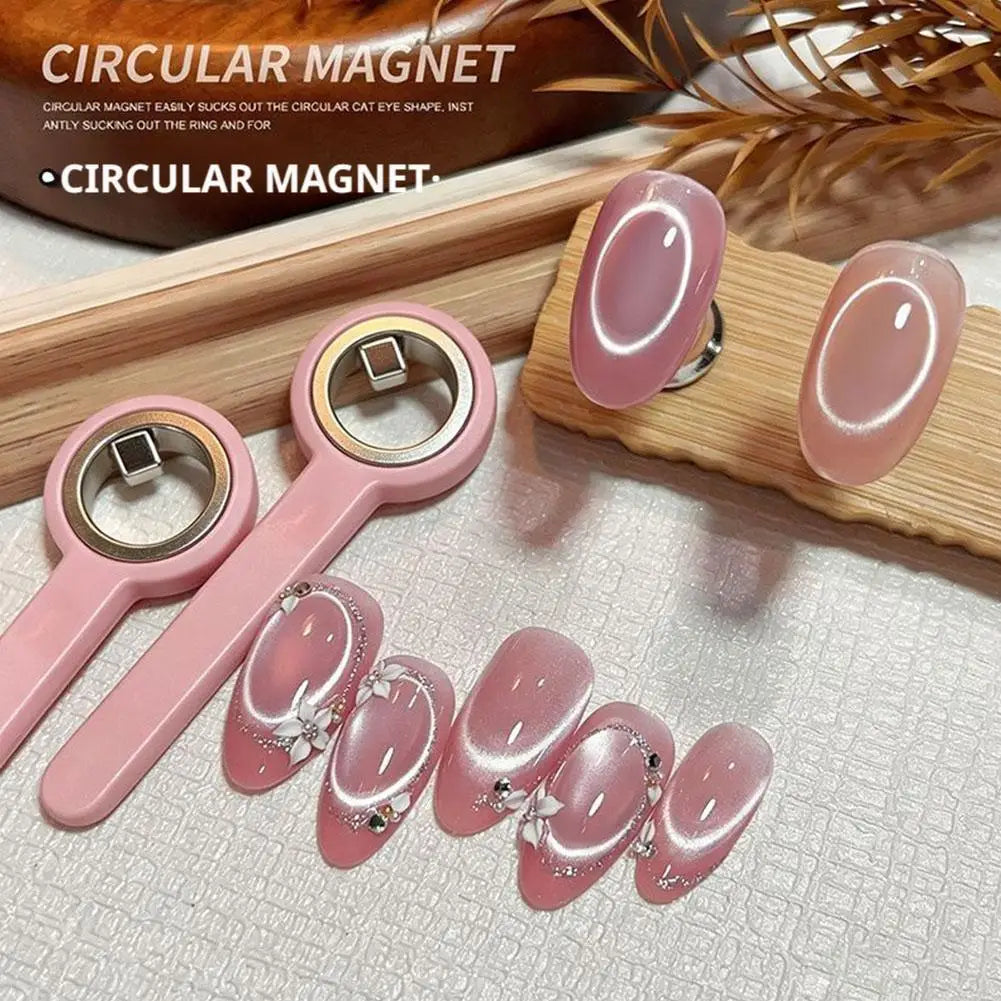 3D Ring Cat Eye Magnet Tool for UV LED Gel Nail Art Nail Art Magnet Tool QXL